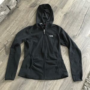 North Face hooded zipper fleece